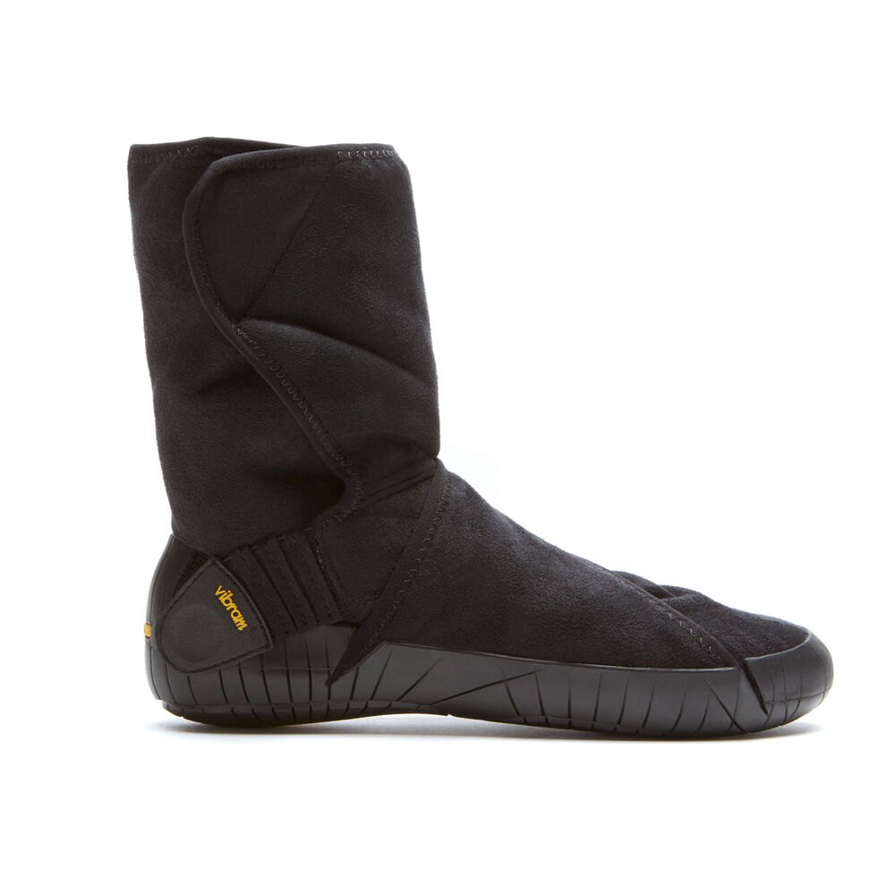 Botas Hombre Negros - Furoshiki Eastern Traveler Classic Shearling Mid - XICPYU-617